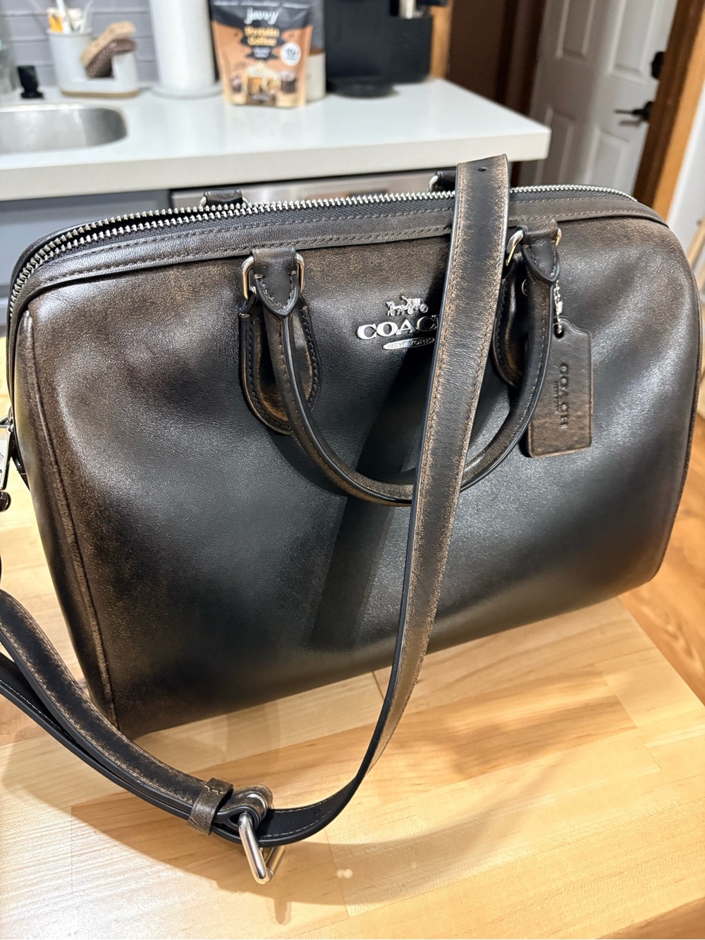NWT Coach Loved Leather Large Rowan